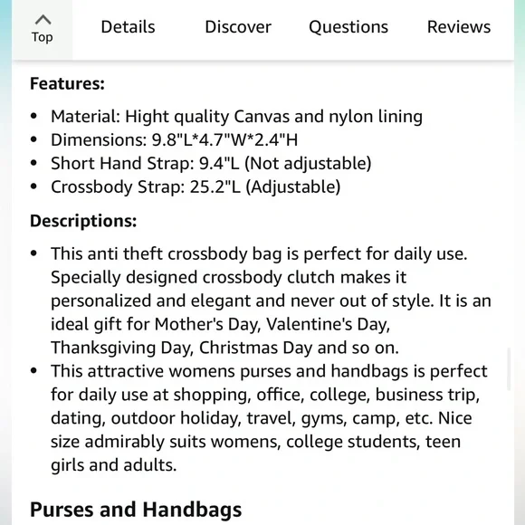 NWT Women Retro Vegan Leather Shoulder Bag with Zipper Closure - Picture 10 of 10